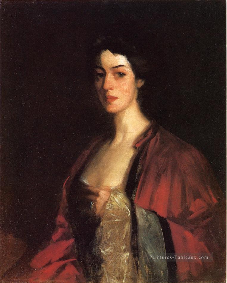 Portrait de Katherine Cecil Sanford École d’Ashcan Robert Henri Peintures à l'huile